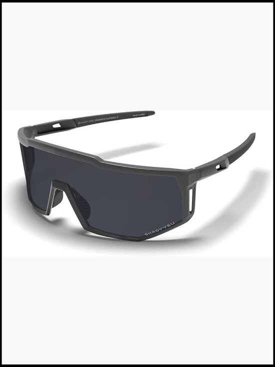 Sports UV400 Anti Glare TR90 Hydrophobic Mirrored Lens Sunglasses